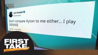 Stephen A. and Max react to Joel Embiid trolling Deandre Ayton on Twitter | First Take | ESPN Stephen A. and Max react to Joel Embiid trolling Deandre Ayton on Twitter | First Take | ESPN