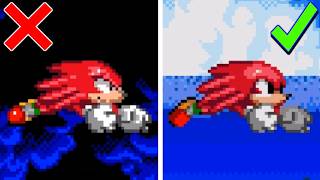 These Knuckles Sprites Look Amazing Sonic 2 Styled Knuckles Definitive Edition S2 Absolute Mods