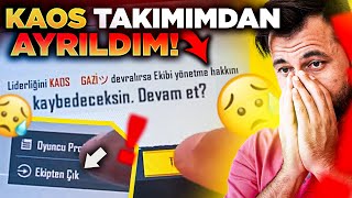 Kaos Takimindan Ayrildim Pubg Mobile Mezarci