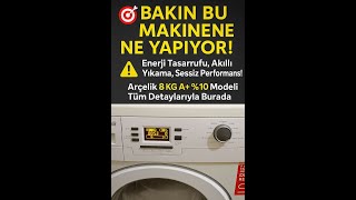 Arçelik 8103 Ht Çamaşır Makinesi 8 Kg Güçlü Performans Ve Tasarruf