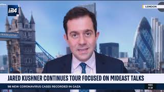 Jared Kushner meets Dominic Raab and Boris Johnson in London to discuss Middle East