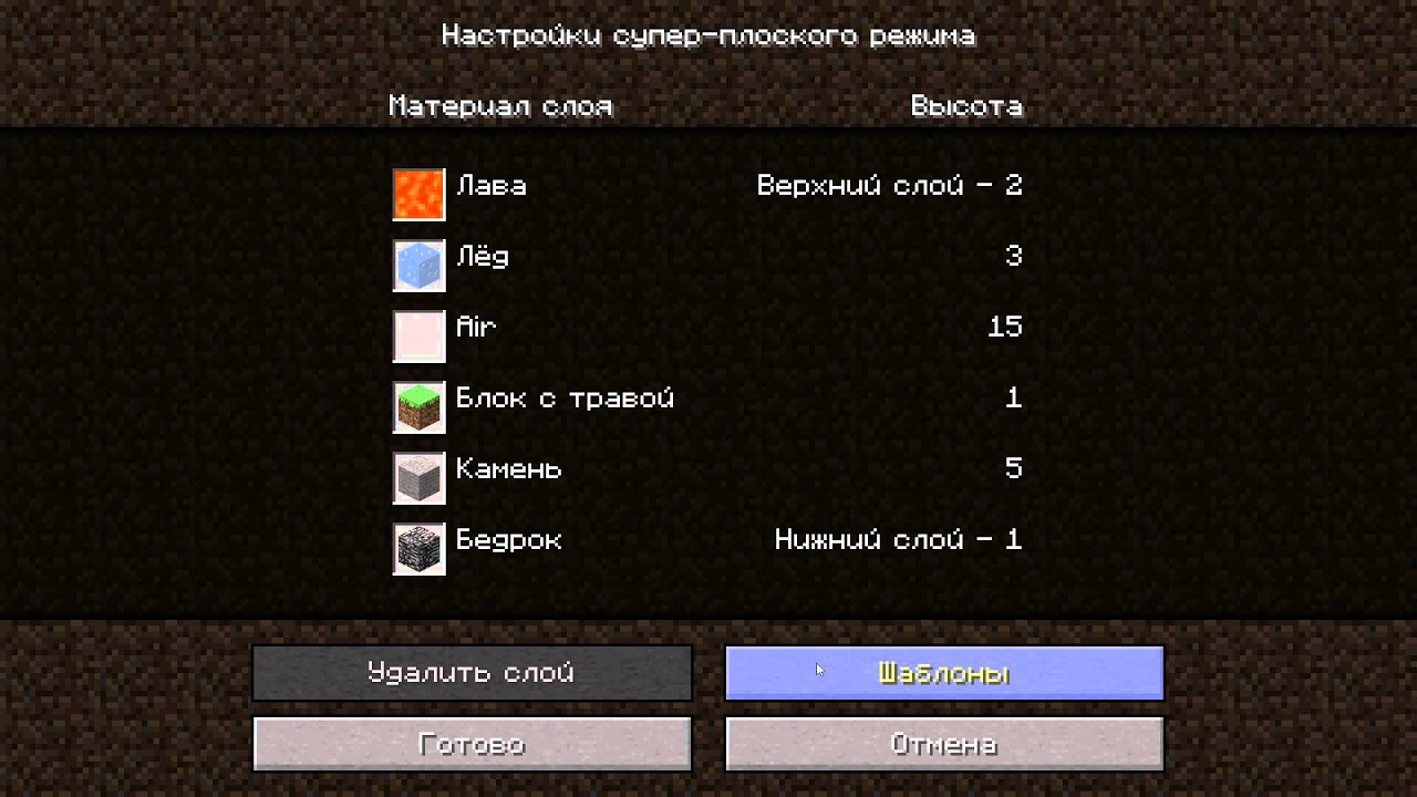 Как сделать сервер с плоским миром Как сделать сервер с плоским миром