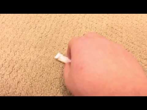 How to get gum off the carpet