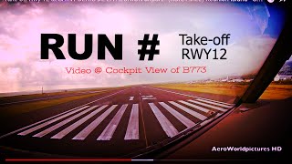 Take-off @ SAINT DENIS DE LA REUNION - Gillot airport (RUN/FMEE) Reunion # Cockpit view - RWY12