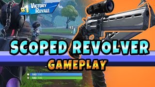 New Scoped Revolver Gameplay Fornite Battle Royale (Fortnite New Weapon)