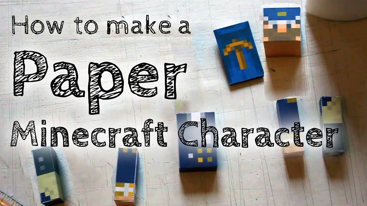 dantdm to Your  Character How minecraft Paper Own papercraft  Make Minecraft  YouTube