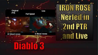 Diablo 3 Iron Rose Proc Coefficient Nerfed From Original State