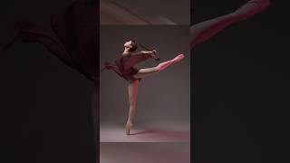 Model Poses For Photoshoot Ballet. Model Olga