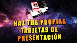 ¿Cómo hago mis tarjetas de presentación fácil?