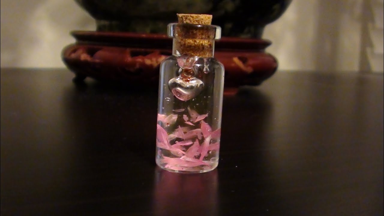 DIY Miniature Love Petals Bottle - YouTube