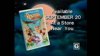 The Rescuers Down Under vhs commercial 1991