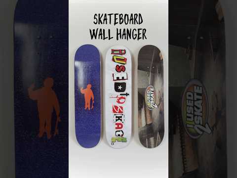 Skateboard Wall Hangers Made From Skateboards 😍🛹