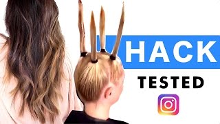★ 2-MINUTE Home HAIR CUT 💋 Instagram HACK TESTED ★ HAIRSTYLES