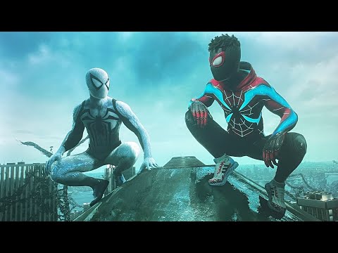 Peter and Miles went to Hell’N back (From Elemental) Anti-Venom Symbiote & Evolved suit Web Swinging