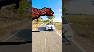The Big Monster Chasing T-Rex