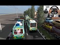 SETC bus driver try to overtake Rush TNSTC bus driver | Extreme bus drivers | Euro truck simulator 2