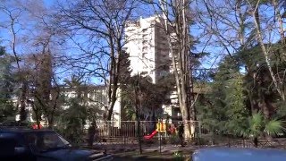 Видео Улица Воровского в городе Сочи. Февраль 2016 от Новостройки - Лазаревское - недвижимость. Квартиры, дома., улица Воровского, Сочи, Россия