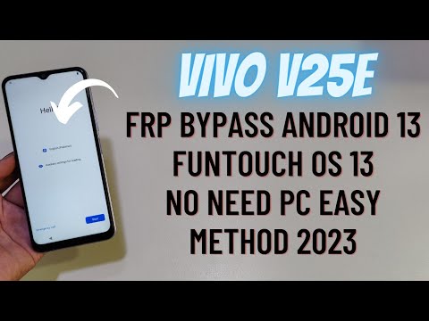 Vivo V25e Frp Bypass Android 13 Latest Patch | Vivo Vivo V25e Frp Bypass Android 13 Latest Patch | Vivo