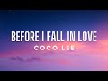 CoCo Lee - Before I Fall in Love (Lyrics)