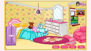 How to play Girly Room Decoration Game game | Free online games | MantiGames.com