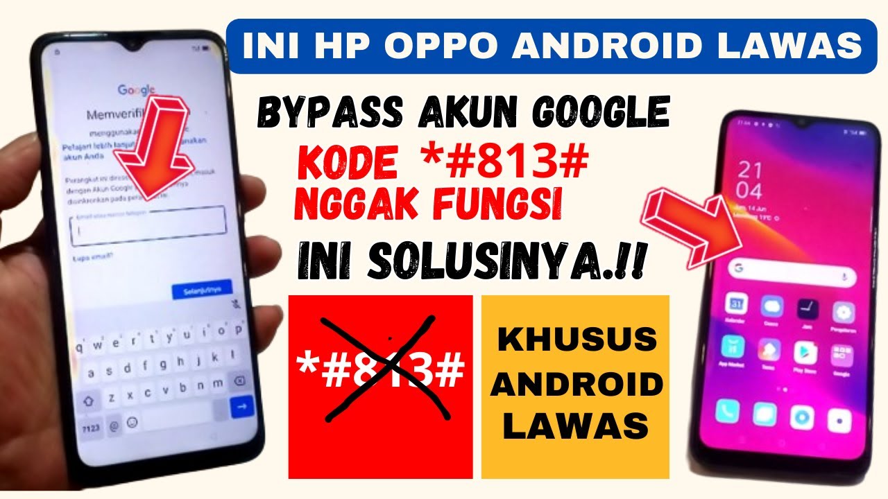 BYPASS FRP OPPO ANDROID OLD FIX CODE 813 NO BYPASS FRP OPPO ANDROID OLD FIX CODE 813 NO