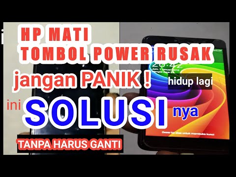 cara hidupkan android Advan tanpa TOMBOL POWER | on off