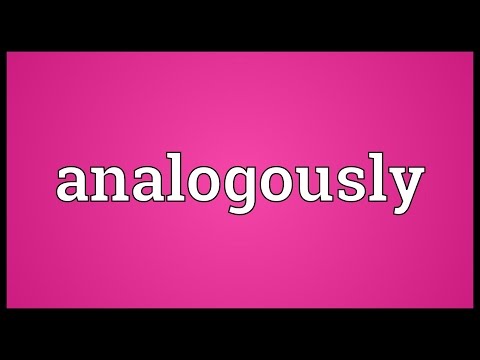 Header of analogously