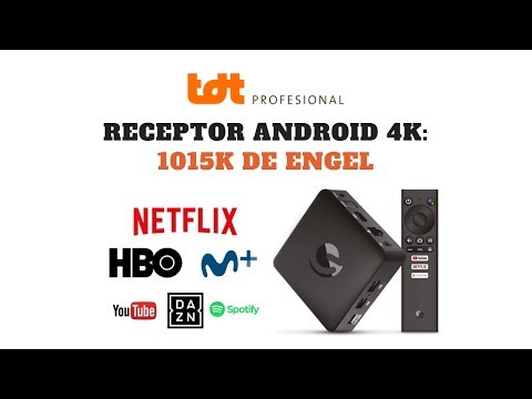 Receptor Android 4K 1015K con Netflix, HBO, Movistar, YouTube, DAZN...