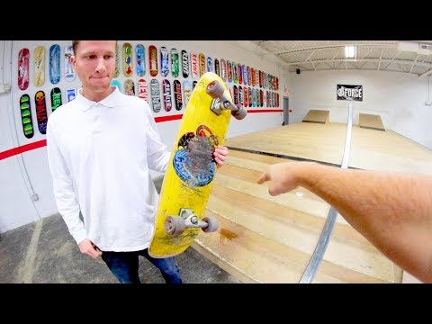 Tre Flip The Stairs On An Ancient Skateboard! / Can You Do It!?
