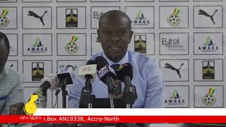 C.K AKONNOR NAMES SQUAD FOR 2022 FIFA WORLD CUP QUALIFIERS AGAINST ETHIOPIA AND SOUTH AFRICA