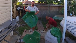 How to modify a boat console and make a mould