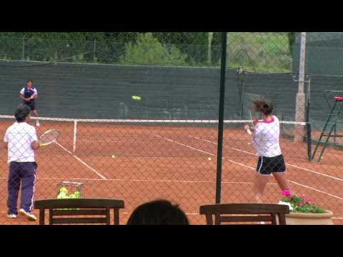 ana ivanovic tennis training at guillermo vilas tennis academy mallorca