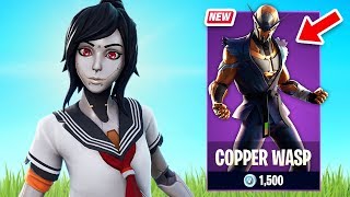 New Tsuki & Copper Wasp Skins Gameplay - Kata Tech Set! (Fortnite Battle Royale)