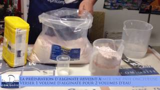 Comment Faire? Moulage Dune Main En Alginate Rose-Tirage En Plâtre Synthétique