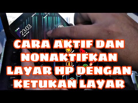 CARA HIDUPKAN LAYAR HP DENGAN KETUKAN