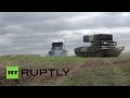 Russia: TOS-1 thermobaric rocket drill near Ukraine border