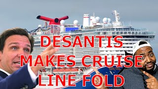Ron DeSantis Strong Arms Royal Caribbean Cruise Line Into FOLDING On Vaccine Passport Mandate