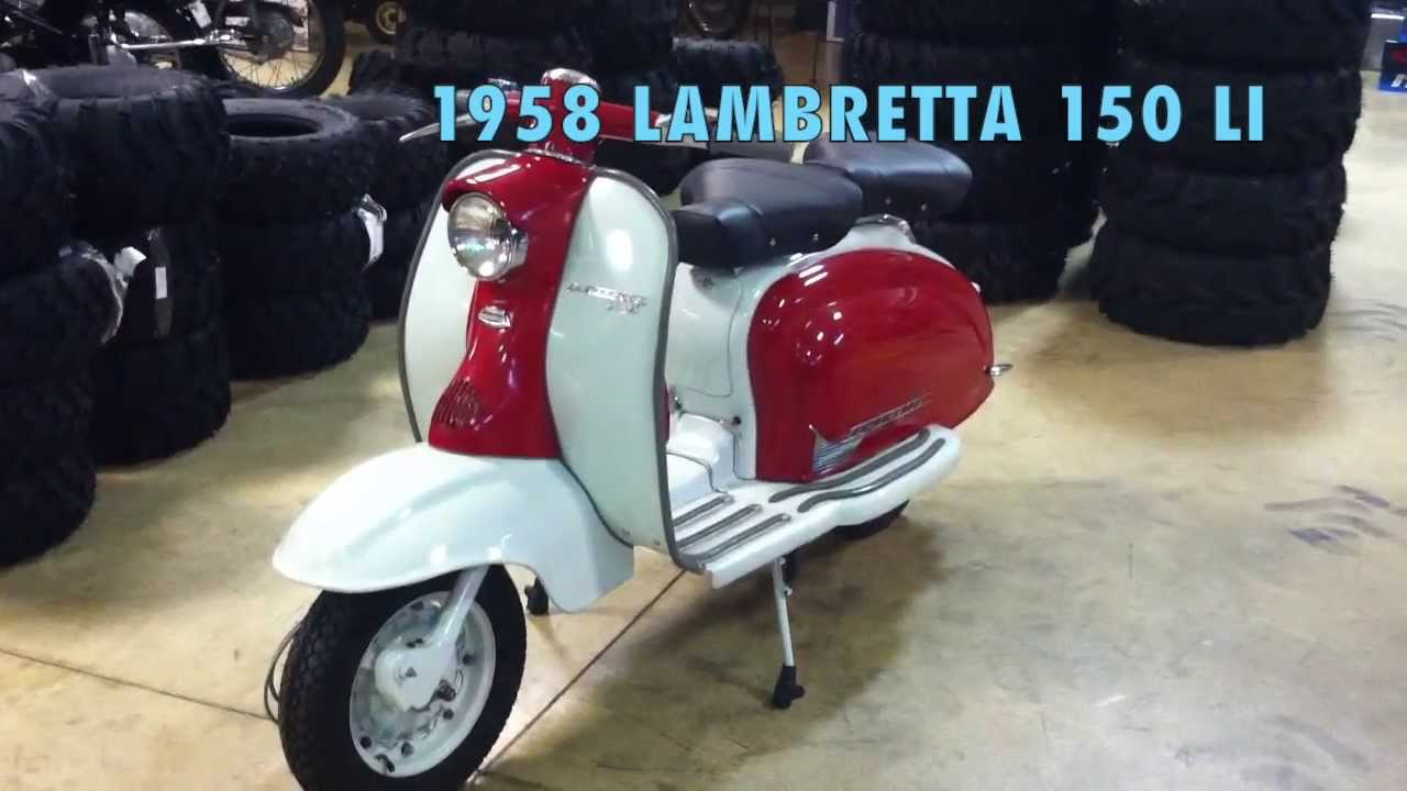 1958 Lambretta 150 LI - YouTube