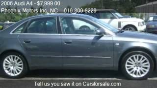 2006 Audi A4 2.0 T Quattro With Tiptronic - For Sale In Rale