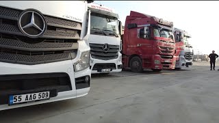 Actros 1842'nin İçinden Drone Geçti / Tırcının Öğle Yemeği Bütün Ekmek Arası Kav