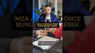 İmza Atarken Di̇kkat Boşluk Birakma