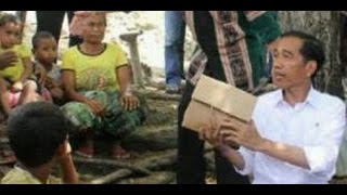 warga NTT histeris di beri uang Rp 112 juta oleh presiden jokowi