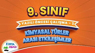 9. Sinif L Yazili Çalişmasi L Ki̇myasal Türler Arasi Etki̇leşi̇mler