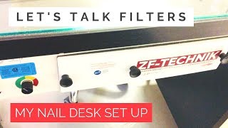 Nova Flair Vs. Healthy Air, Nail Table Filtration Systems My Set Up And Review