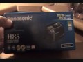 Unboxing the Panasonic SDR-H85 Camcorder