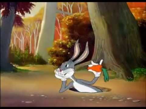 bugs bunny doc rabbit 1942 says rabbits carrots food sick eat woman whats