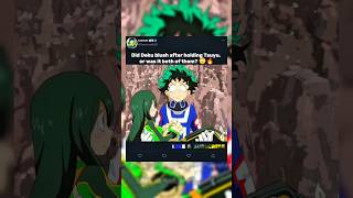 Deku Saves Tsuyu, But Why So Much Blushing?
