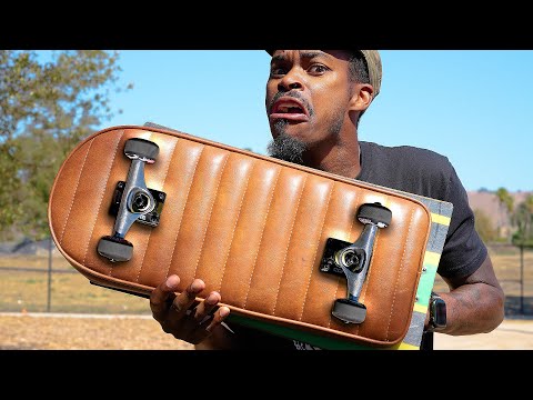 KICKFLIP A MOTORCYCLE SEAT?! YOU MAKE IT WE SKATE IT EP. 301