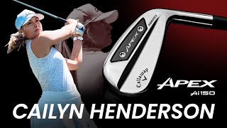 First Look Apex Ai150 Irons Tested By Cailyn Henderson