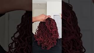 Braid Out On Microlocs Red Hair